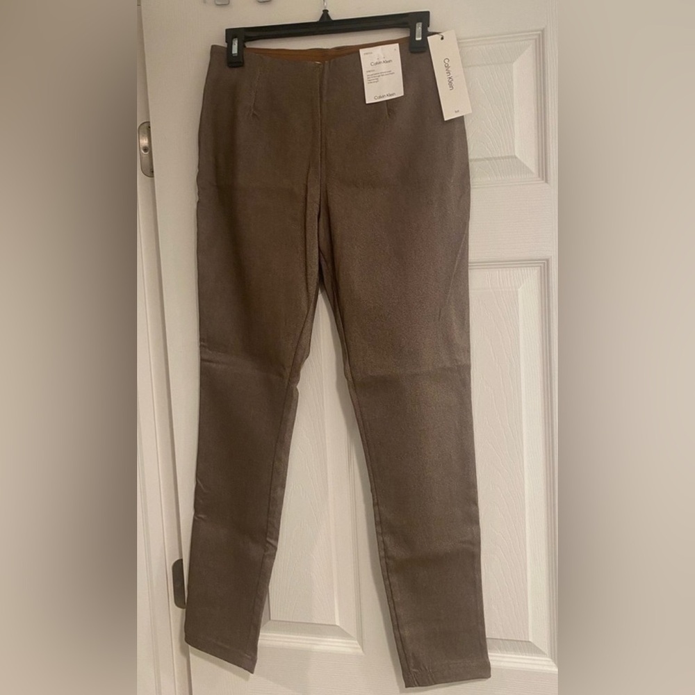 Calvin Klein Suit Separate - slim fit / stretch ankle pants - tapered trousers